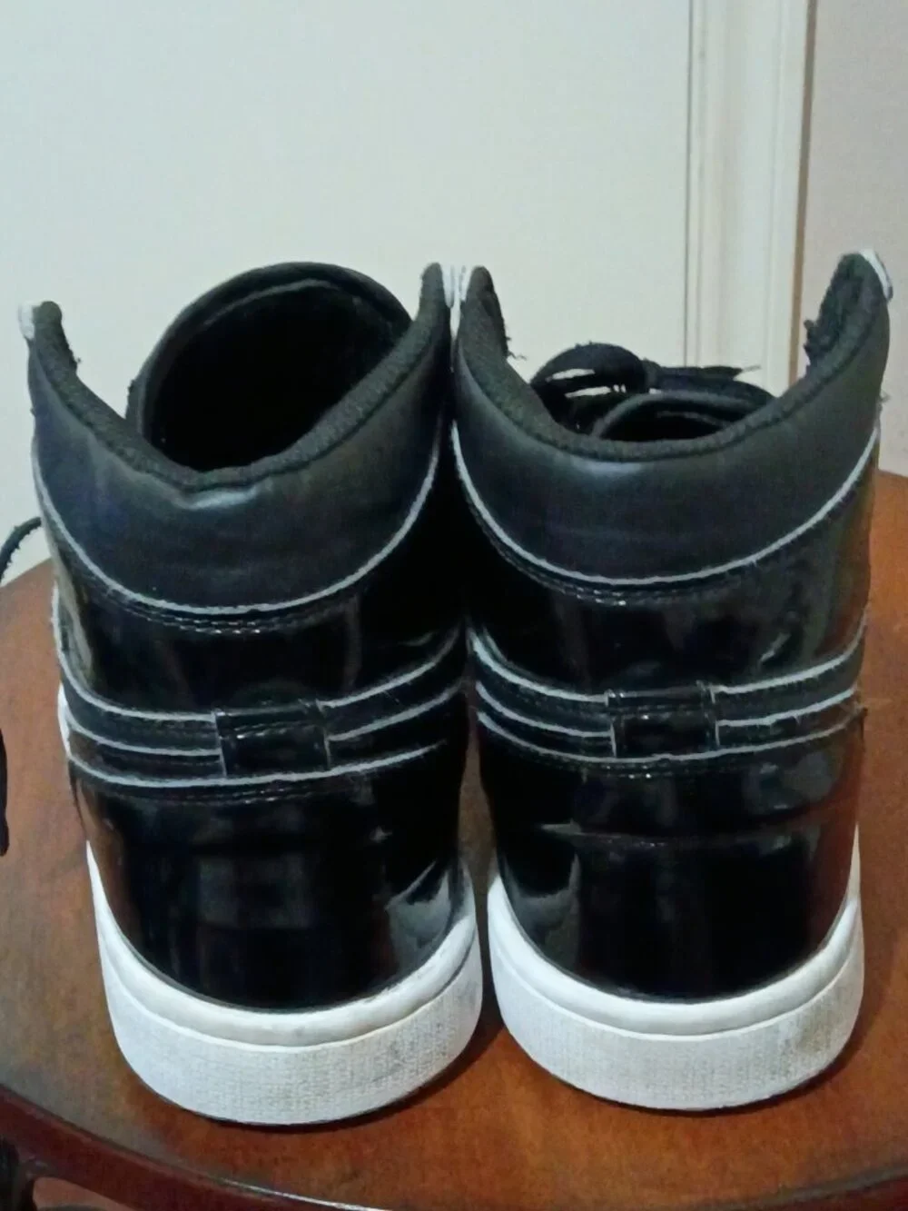 Jordan Air Jordan 1 Mid SE Black DV1308-004 Space Jam Mid Top Sneakers, Sz 7